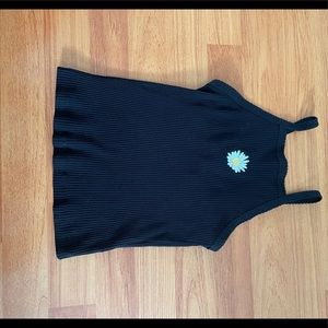 Black tank top